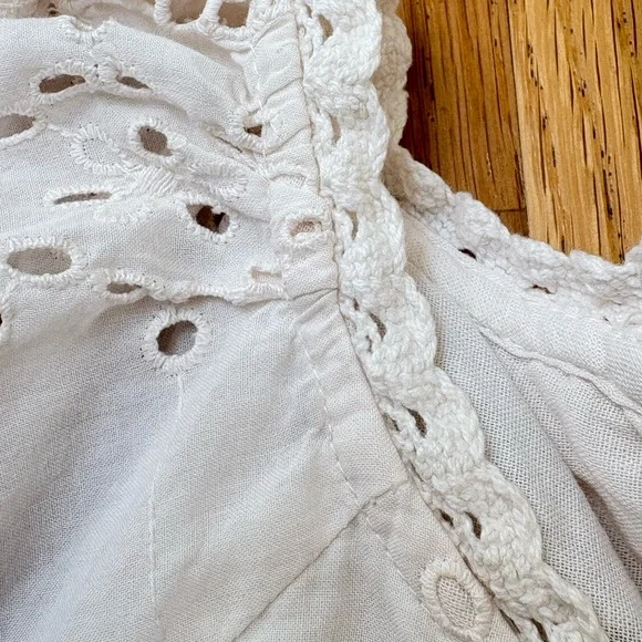 Zara White Kids Dress 7T - Picture 4 of 5